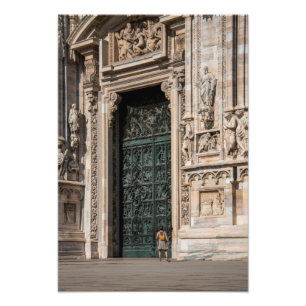 Impression Photo Duomo Porte fille