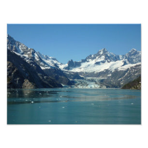 Impression Photo Eaux alimentées par les glaciers de l'Alaska