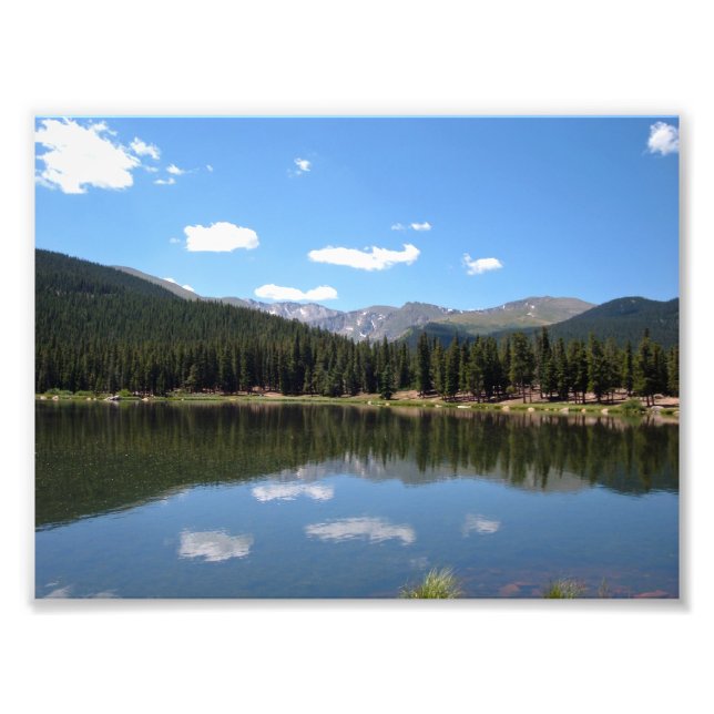 Impression Photo Echo Lake Mt Evans Colorado (Devant)