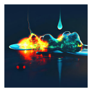 Impression Photo Éclairage Liquide