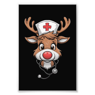 Impression Photo Écran de Noël Top Reindeer Gants en caoutchouc