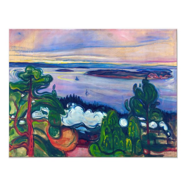 Impression Photo Edvard Munch - Fumée de train (Devant)