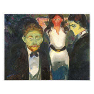 Impression Photo Edvard Munch - Jealousy