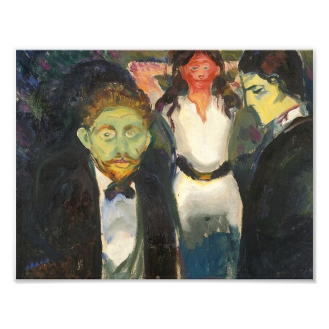 Impression Photo Edvard Munch - Jealousy (Devant)