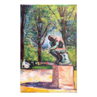 Edvard Munch - Le Penseur par Rodin