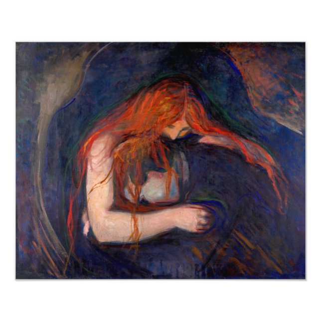 Impression Photo Edvard Munch - Vampire / Amour et douleur (Devant)