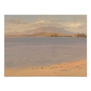 Impression Photo Église Frederic Edwin - Mont Katahdin du lac