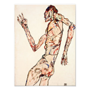 Impression Photo Egon Schiele - La danseuse