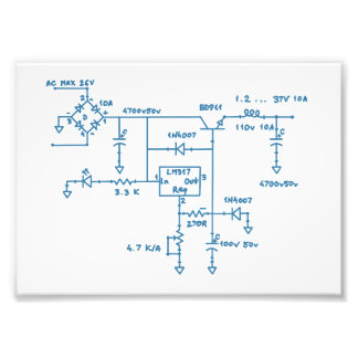 Impression Photo electronic circuit scheme technology blueprint gee