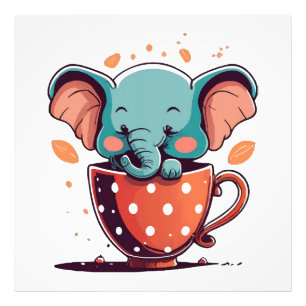 Impression Photo Élégance de l'éléphant