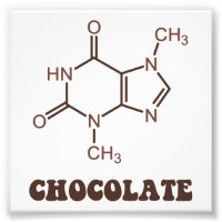 Élément Chocolat Scientifique Théobromine Molécule