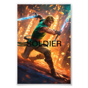 Impression Photo Elite Soldier Art : l'élargissement Premium