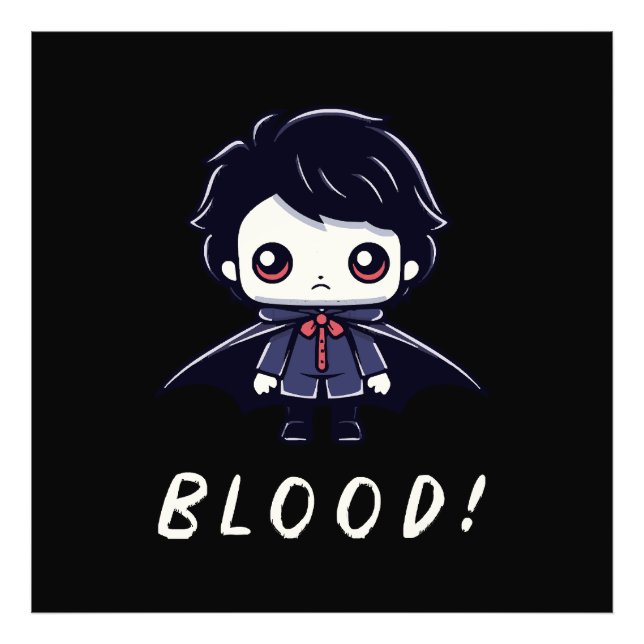 Impression Photo Enfant Vampire (Devant)