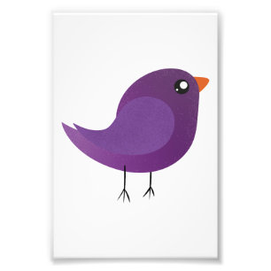 Impression Photo Enfants oiseau mignon