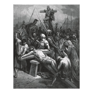 Impression Photo Engraving Jesus Crucifixion 1866 par Gustave Dore