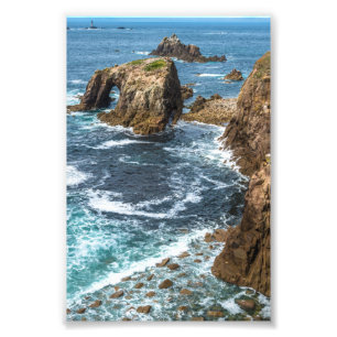 Impression Photo Enys Dodnan et Armées Knight Lands End Cornwall