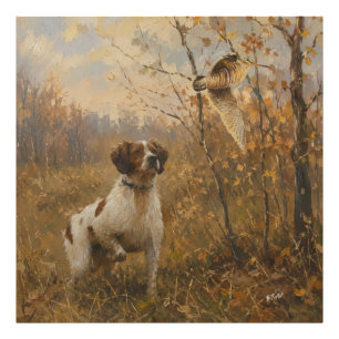 Impression Photo Épagneul Breton – Chasse à la Bécasse Art