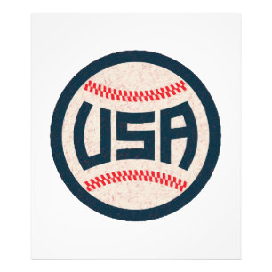 Impression Photo Équipe de baseball USA