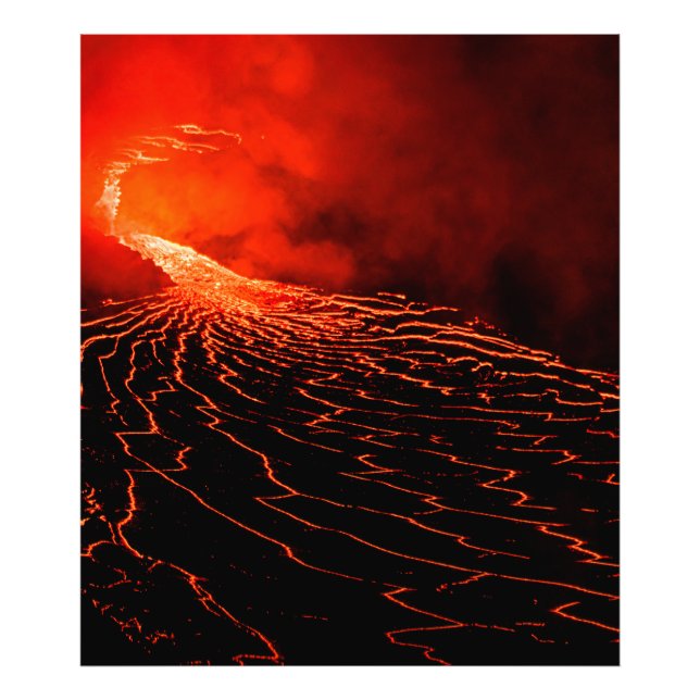 Impression Photo éruption volcanique (Devant)