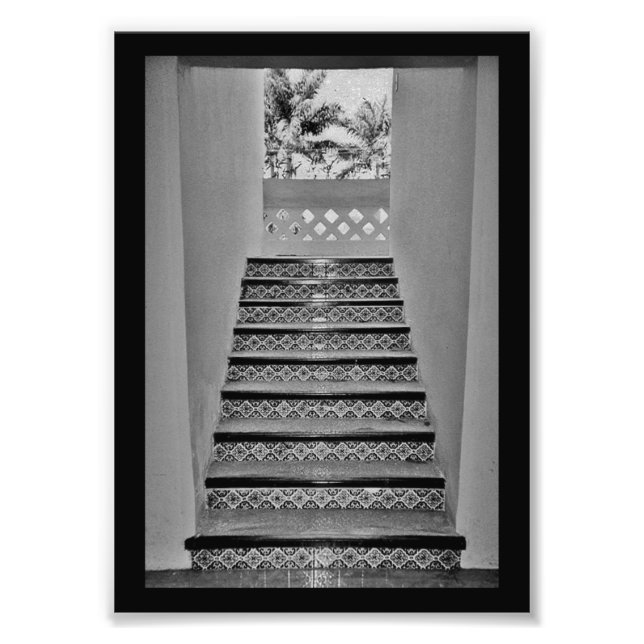 Impression Photo Escalier tropical (Devant)
