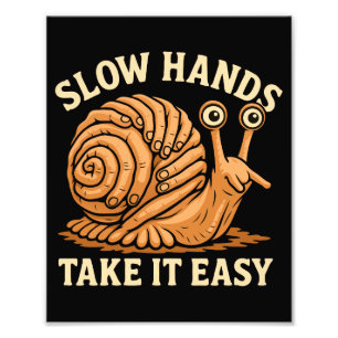 Impression Photo Escargot artisanal style escargot