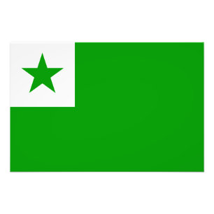 Impression Photo Esperanto - Drapeau espérantiste