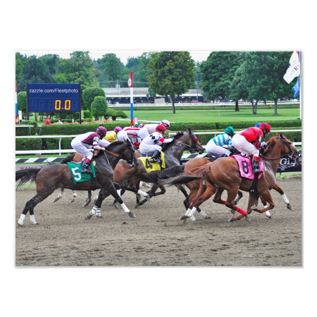 Impression Photo Et ils partent à Saratoga (Devant)