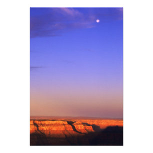 Impression Photo États-Unis, Arizona, Grand Canyon NP. Lune dans l