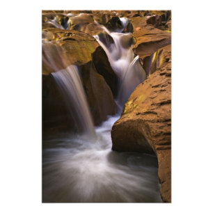 Impression Photo États-Unis, Utah, Escalante Wilderness. Cascade en