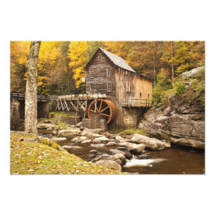 Impression Photo États-Unis, Virginie-Occidentale, Clifftop. Babcoc
