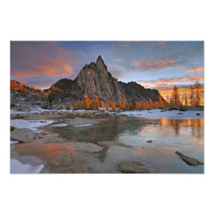 Impression Photo États-Unis, Washington, montagnes Cascade. Prusik