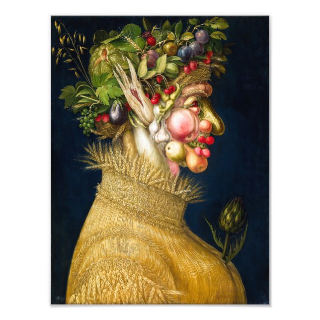 Impression Photo Été | Giuseppe Arcimboldo | (Devant)