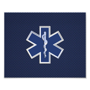 Impression Photo Étoile de vie Services Médicales d'urgence paraméd