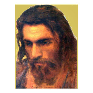 Impression Photo étude de tête de Jésus-Christ avant 1872 par I. Kr
