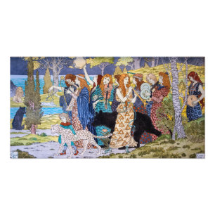 Impression Photo Eugene Grasset - Panneau décoratif Harmony