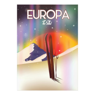 Impression Photo Europa - Lune de Jupiter Art spatial.