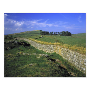 Impression Photo Europe, Angleterre, le mur d'Hadrien. Les pierres