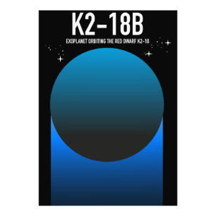 Impression Photo exoplanète K2-18b