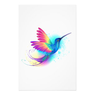 Impression Photo Exotic Rainbow Hummingbird