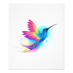 Impression Photo Exotic Rainbow Hummingbird
