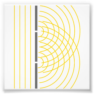 Impression Photo Expérience de la Science de particules d'onde