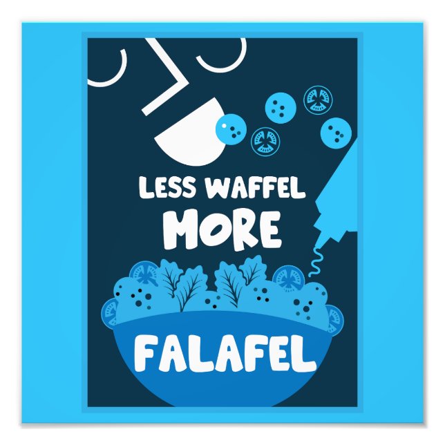 Impression Photo Falafel Moyen-Orient Street Food (Devant)