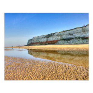 Impression Photo Falaises de Hunstanton reflétées à marée basse, No