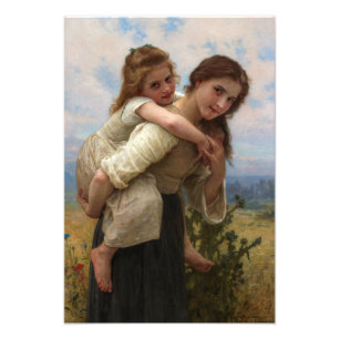 Impression Photo Fardeau agréable par William Adolphe Bouguereau