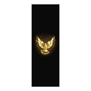 Impression Photo Faux Gold Foil Peace Dove en noir