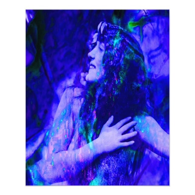 Impression Photo Fée bleue (Devant)