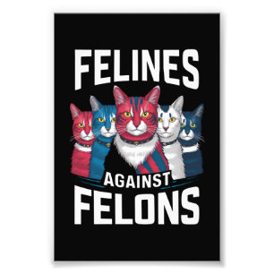 Impression Photo Felines contre Felons