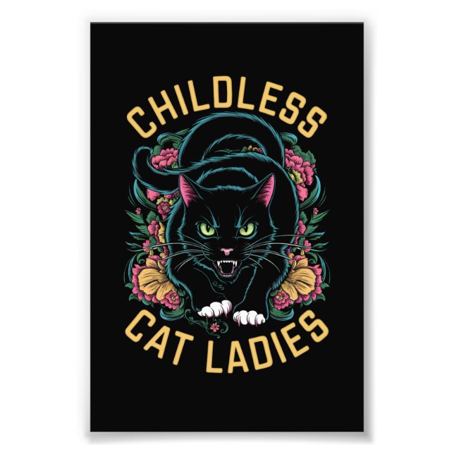 Impression Photo Feminist Cat Ladies 2024 (Devant)
