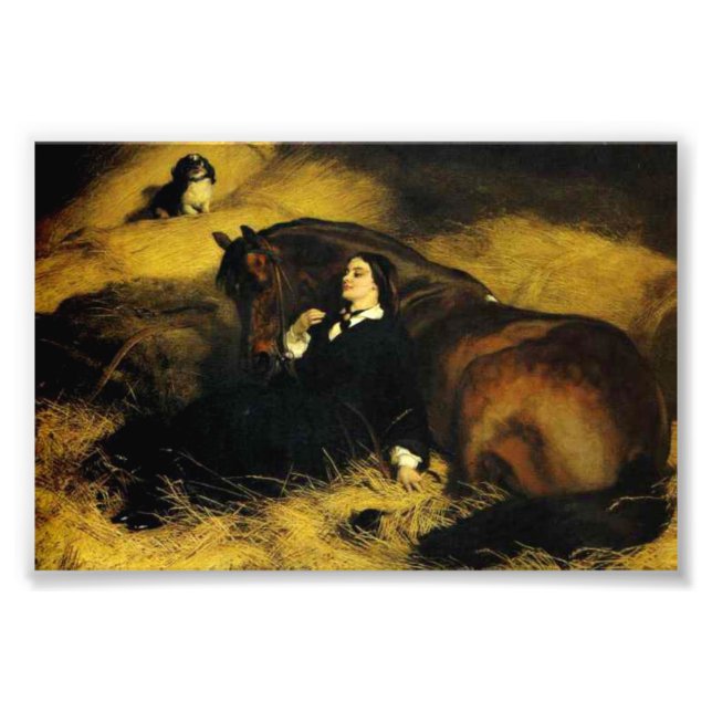 Impression Photo Femme et Cheval (Devant)