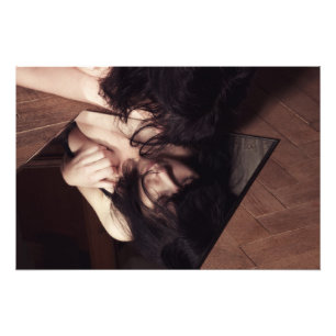 Impression Photo Femme et miroir